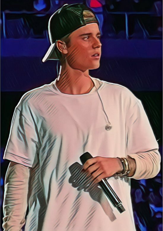 Justin Bieber 3-2 - Poster - 70 x 100 cm