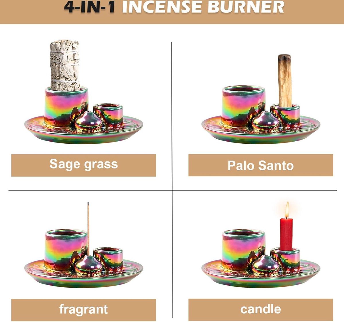 Afecto Set Van Witte Salie Palo Santo Roze Kristal: De Kracht Van Liefde En Harmonie
