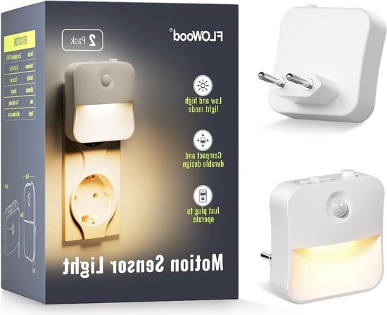Nachtlampje met bewegingssensor - warm licht