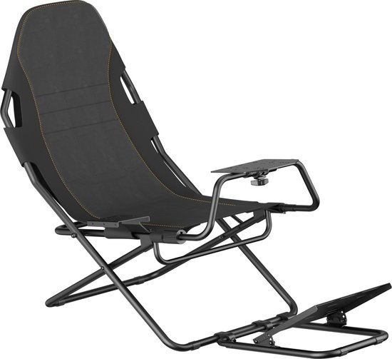 Racestoel - race cockpit - inklapbaar verstelbaar - geschikt voor Fanatec Thrustmaster Logitech Moza Simagic