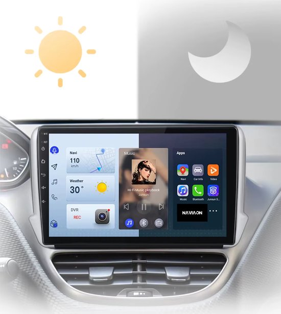 Für Peugeot 208/2008 2012-2018 11.5'' Android 13 Autoradio GPS Navi BT