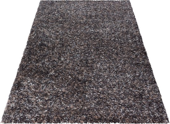 Hoogpolig Vloerkleed | Tapijt | Shaggy | Enjoy | Taupe | 160x230 cm