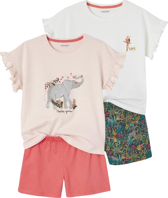 Meisjes pyjama naam hartje katoen – baby en peuter – maat 56 t/m 110 > Mi Toetie