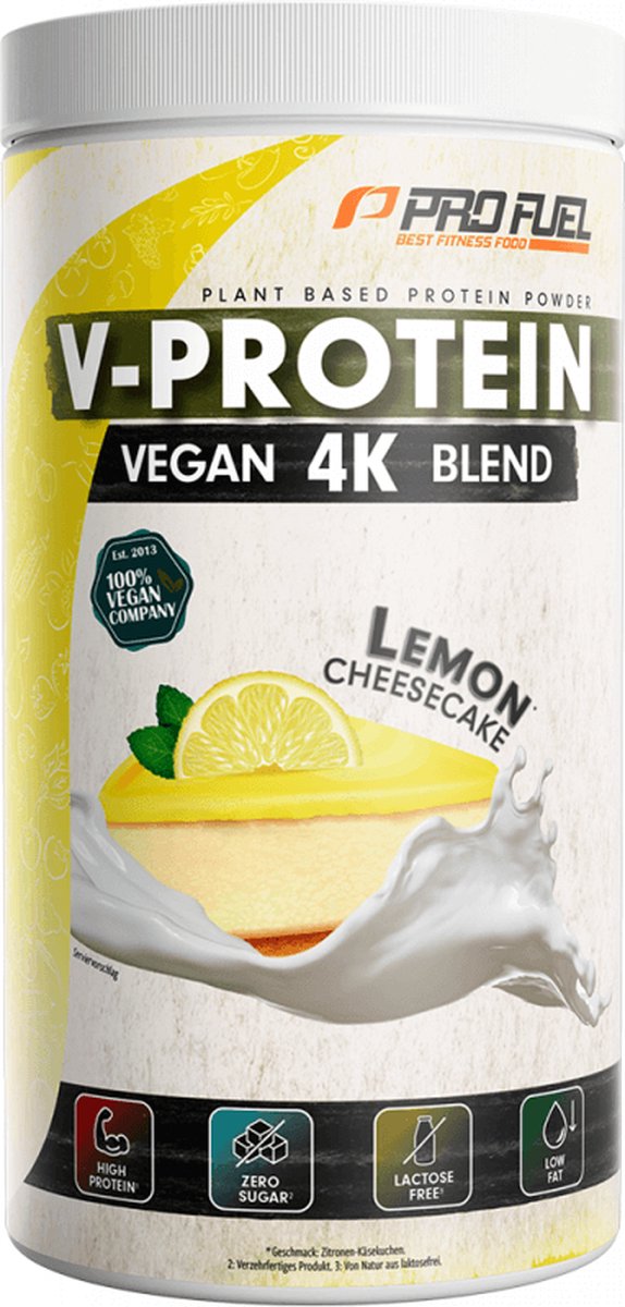 ProFuel V-Protein 4K Blend (750g) Lemon Cheesecake - Eiwitten - Veganistisch eiwit