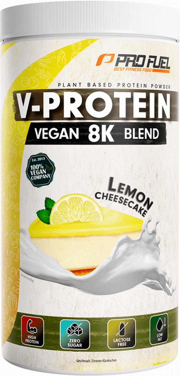 ProFuel V-Protein 8K Blend (750g) Lemon Cheesecake - Eiwitten - Veganistisch eiwit