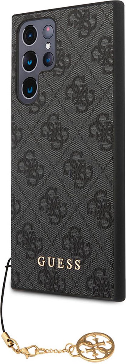 Guess 4G Charms Back Cover - Geschikt voor Samsung Galaxy S23 Ultra (S918) - Grijs