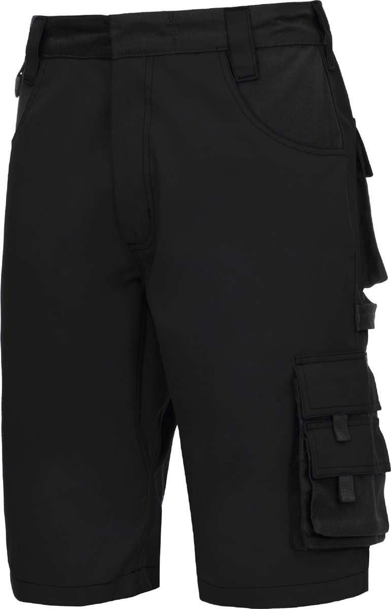 Nitras 7600 Motion Tex plus korte werkbroek zwart maat 48
