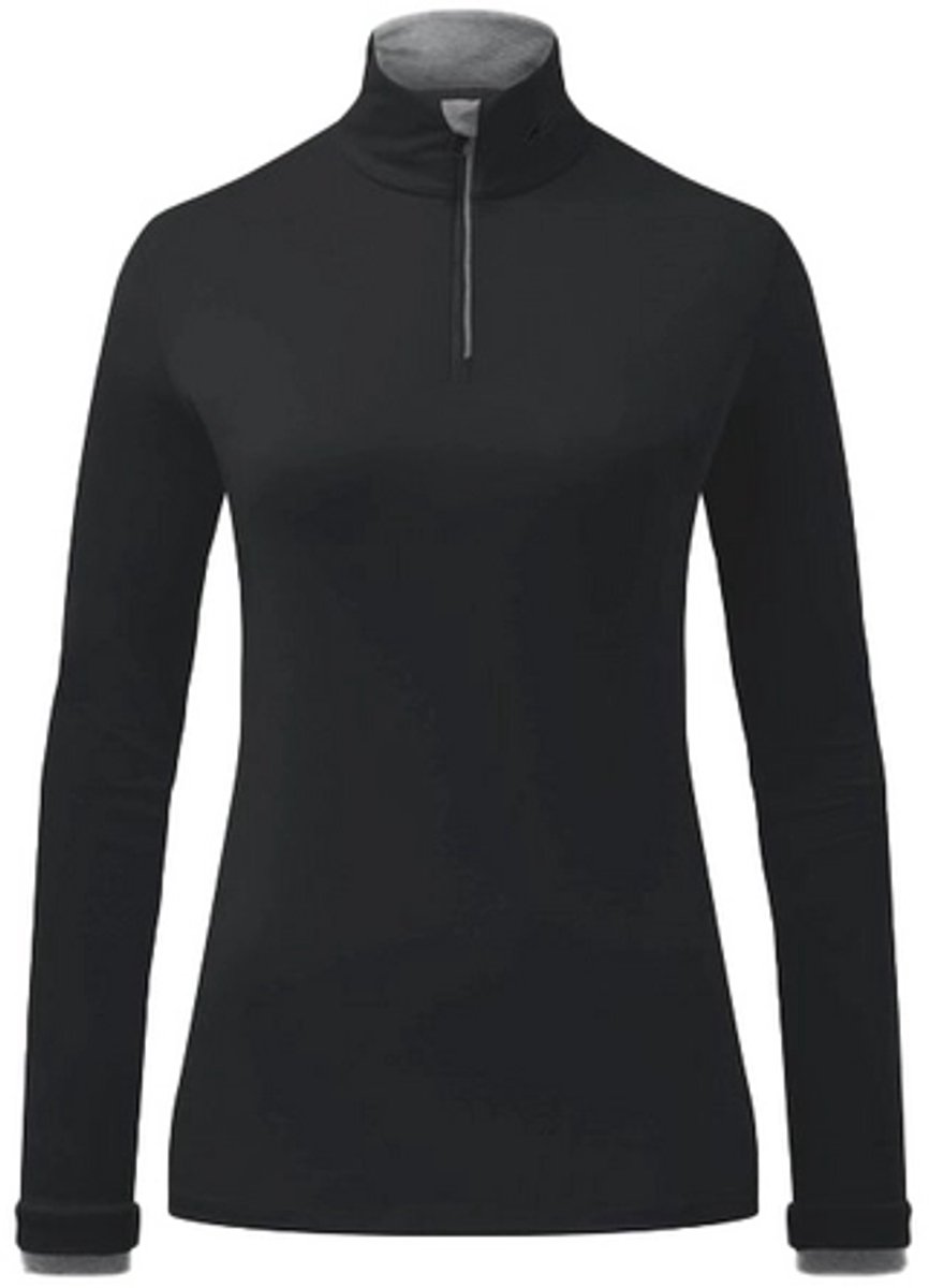 Skipully KJUS Women Feel Half Zip Dark Dusk Zwart