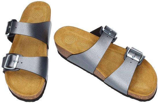 Dr Brinkmann - Femme - gris foncé - pantoufles et mules - taille 41