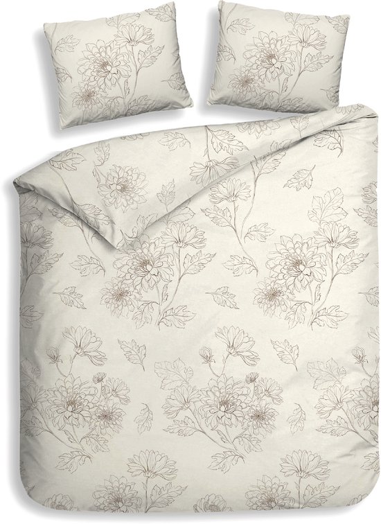 Beautissu Dekbedovertrek Tweepersoons – Renforcé Katoen Beddengoed Zwart Met Ornamenten 2 Stuks Dekbedovertrekken 155x220 Cm 2 Stuks Kussensloop 80x80 Cm Noa
