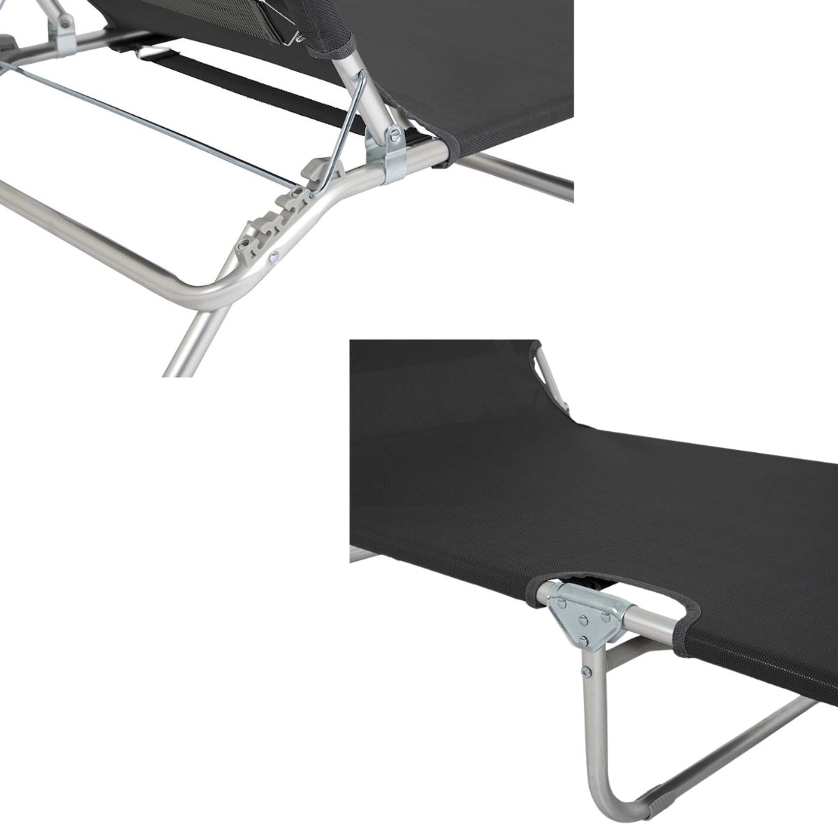Bo-Camp Ligbed - 3 Standen - Antraciet