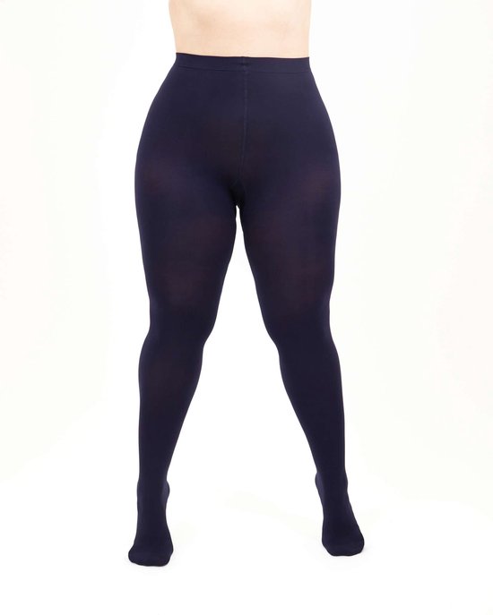 Giulia - Panty Positive Micro 3D 70den (uniquement dans les grandes tailles) - Marine - XL