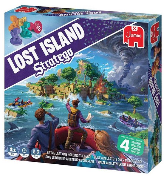 Jumbo - Stratego - Lost Island - Bordspel vanaf 8 jaar - Multiplayer 4 spelers