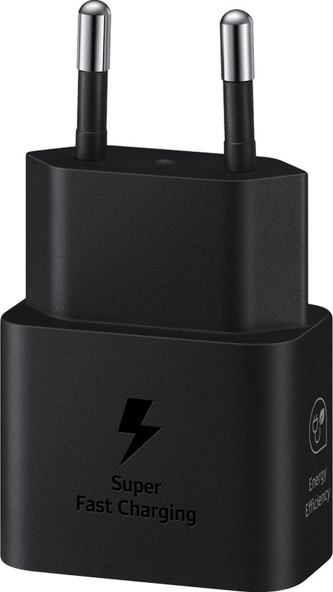 Samsung Super Fast Travel Charger Snel opladen USB-C - 25W - Zonder kabel - Zwart