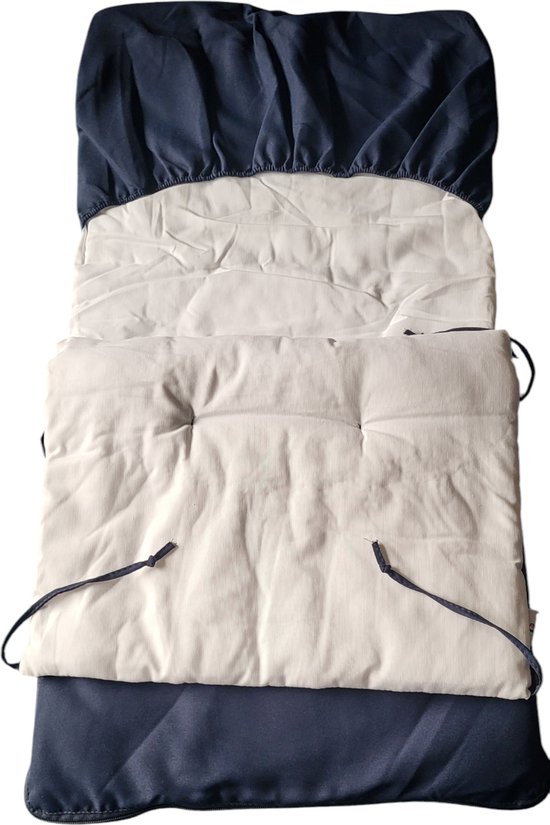 Voetenzak Inglesina Donker Blauw & Wit van Merkloos — afbeelding 2