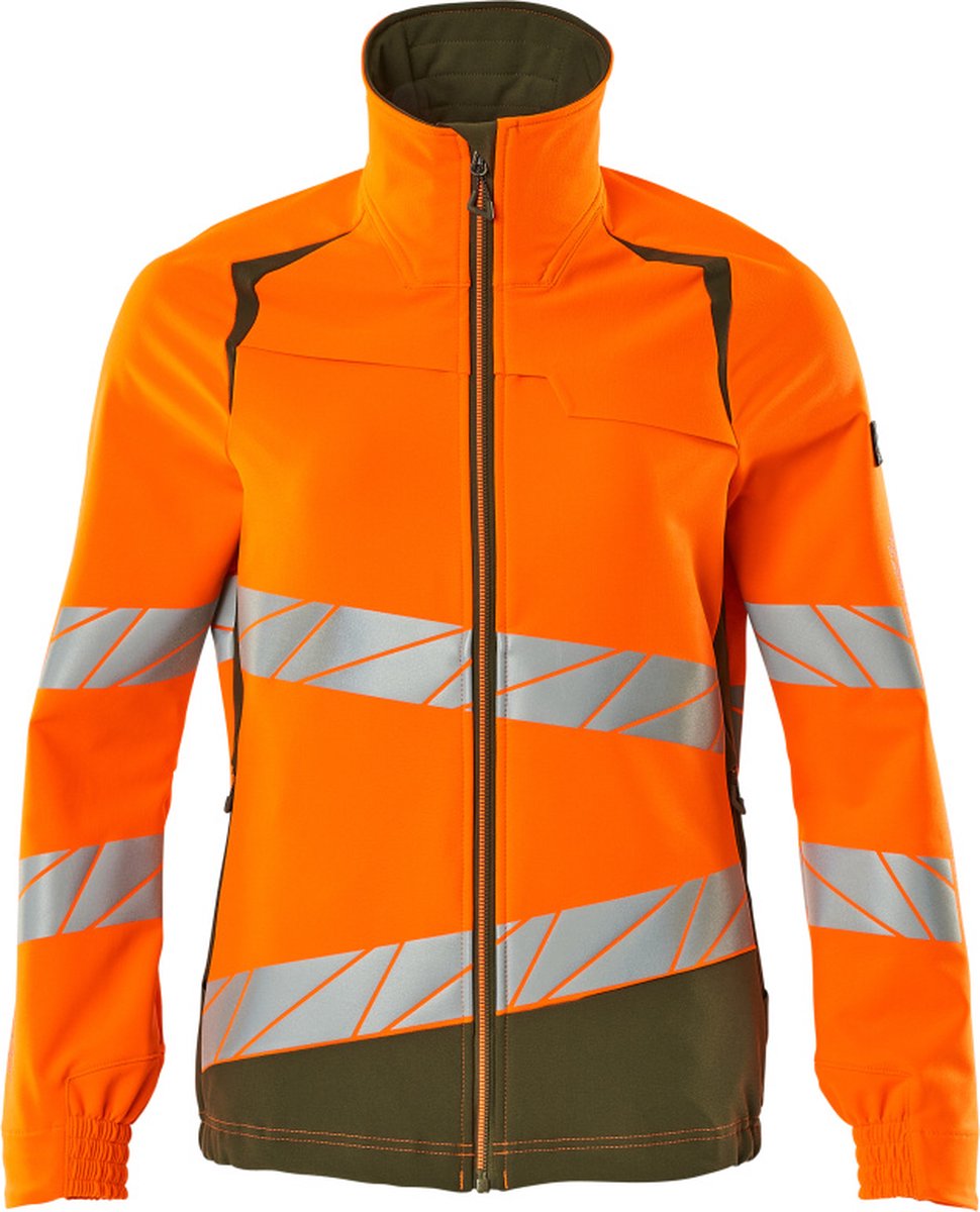 Mascot Accelerate Safe Jas 19008-511 - hi-vis oranje/mosgroen - 5XL