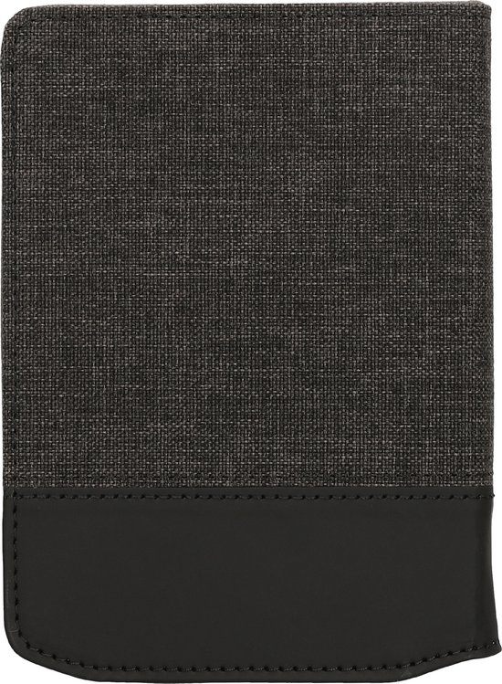 kwmobile hoes geschikt voor Pocketbook Verse / Verse Lite / Verse Pro / Color / Vivlio Light/Light HD - Canvas beschermhoes in antraciet / zwart - Voor e-reader van Merkloos — afbeelding 5