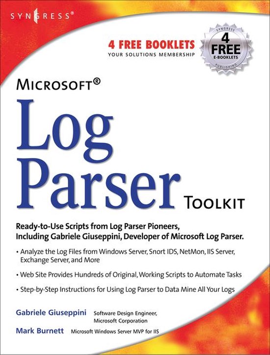 Microsoft Log Parser Toolkit - cover