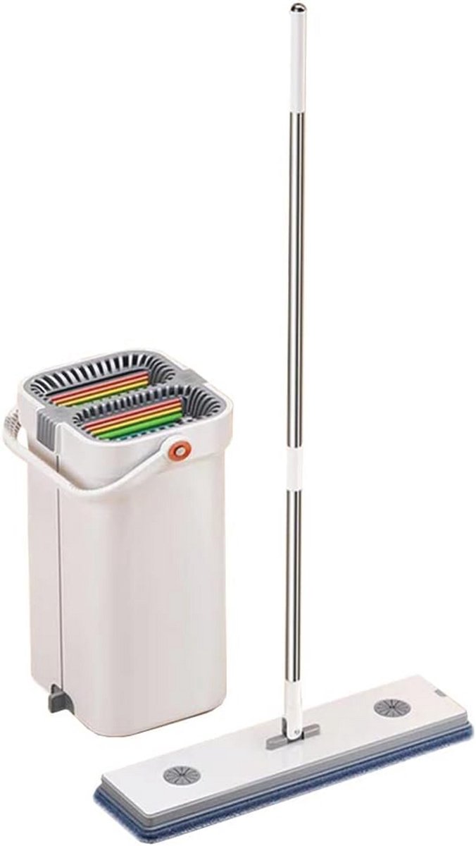Handmop met Afdruipvlak en Microvezelpads voor Elk Type Vloer