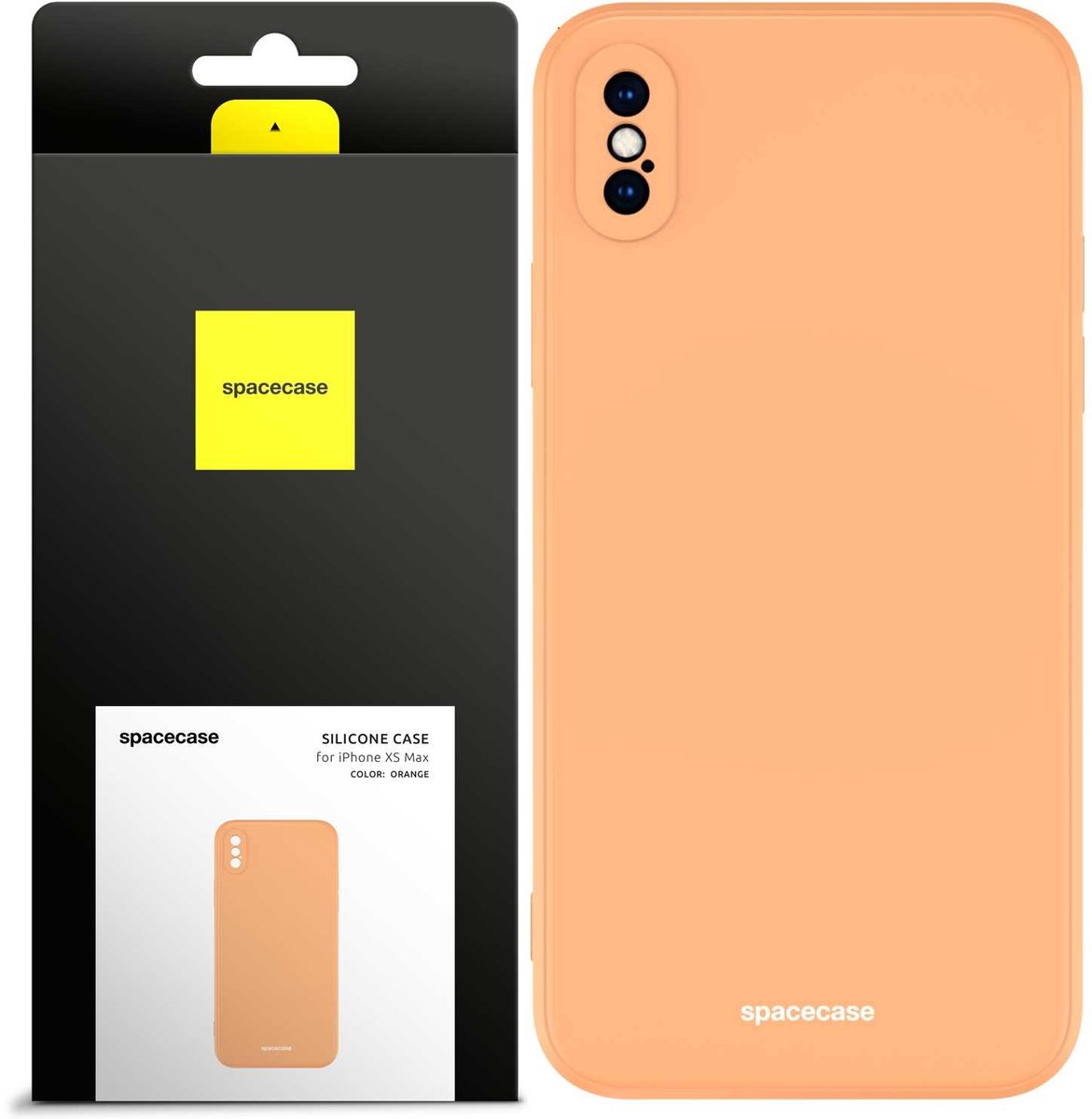 Spacecase Siliconen Hoesje Voor Iphone Xs Max Oranje