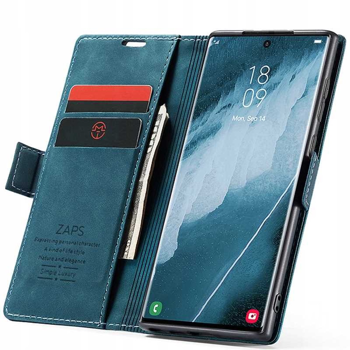 Spacecase Portefeuille Galaxy S23 Ultra Marine Case
