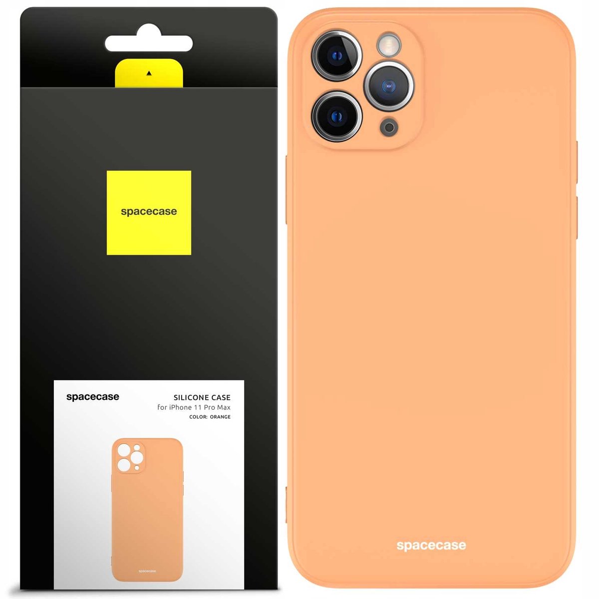 Spacecase Siliconen Hoesje Voor Iphone 11 Pro Max Oranje
