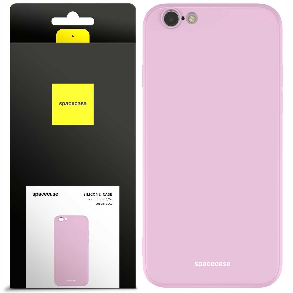Spacecase Siliconen Hoesje Voor Iphone 6 6S Hoesje Lilac Cover