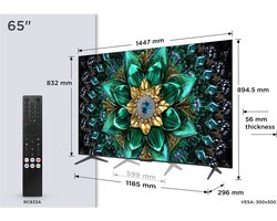 TCL 65Q6C - 65 inch - 4K QD-MiniLED - 2025 - Smart TV