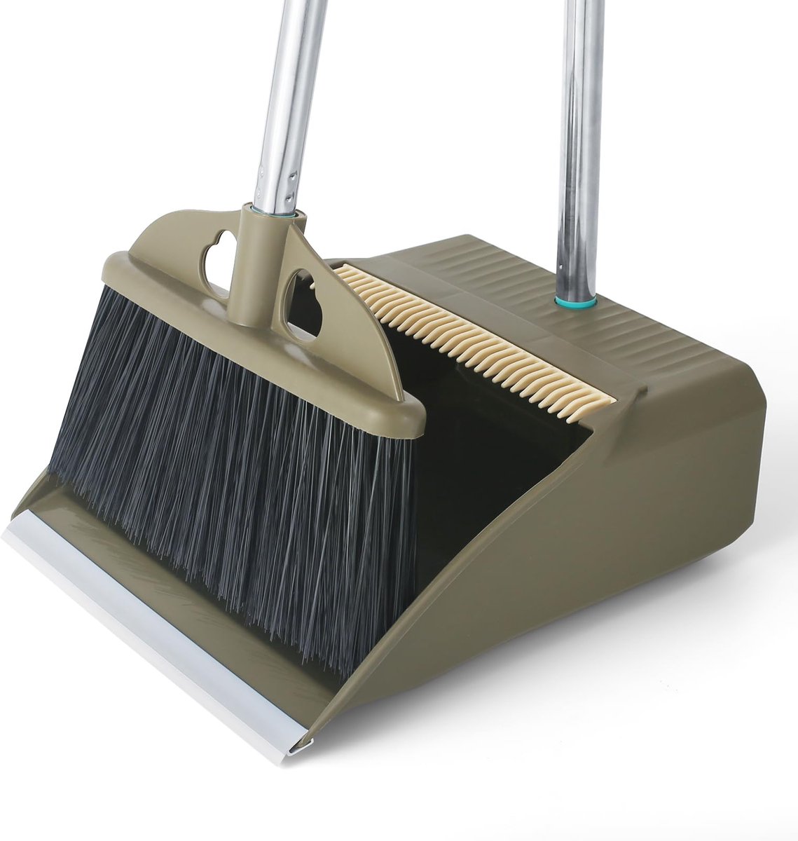 My Ninki ® Verstelbare Bezem met Stofblik Set voor Binnen- en Buitengebruik, Ideaal voor Keuken en Garage