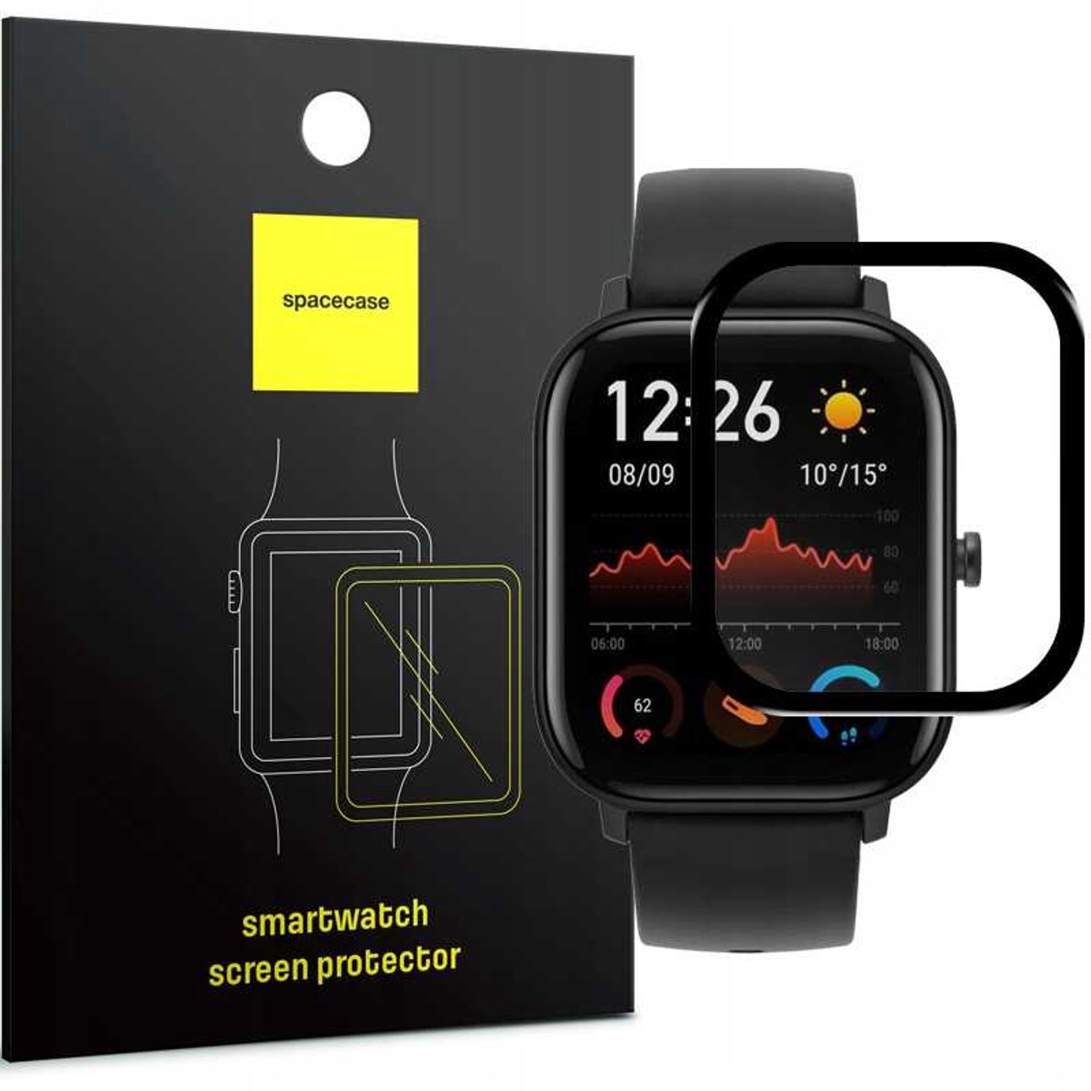 Spacecase Case Cover Voor Xiaomi Sc Hybrid Glass Gts 2 Mini Telefoon