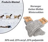 6 paires de chaussettes d'hiver en laine de chèvre Norweger-Taille 35-38