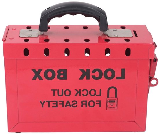 Ergonomic Metal Handle Stainless Steel Large Capacity Lockout Tagout ...