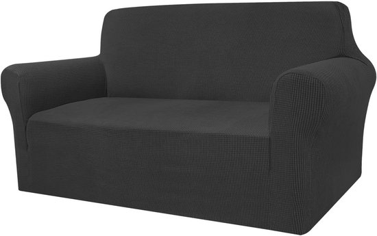 Senbog Fluwelen ultrazachte bankhoes 1 2 3 4-zits antislip bankhoezen L-vormige sofa sprei, superzachte warme pluche bankbeschermer antislip hoekbank huisdieren hondenbank hoes,Gray 1,70x120cm
