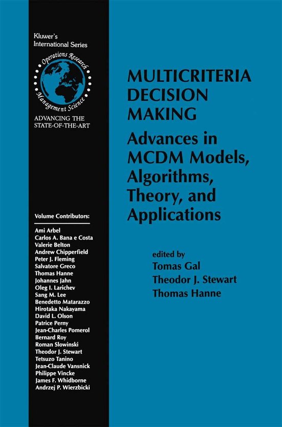 Multicriteria Decision Making - cover