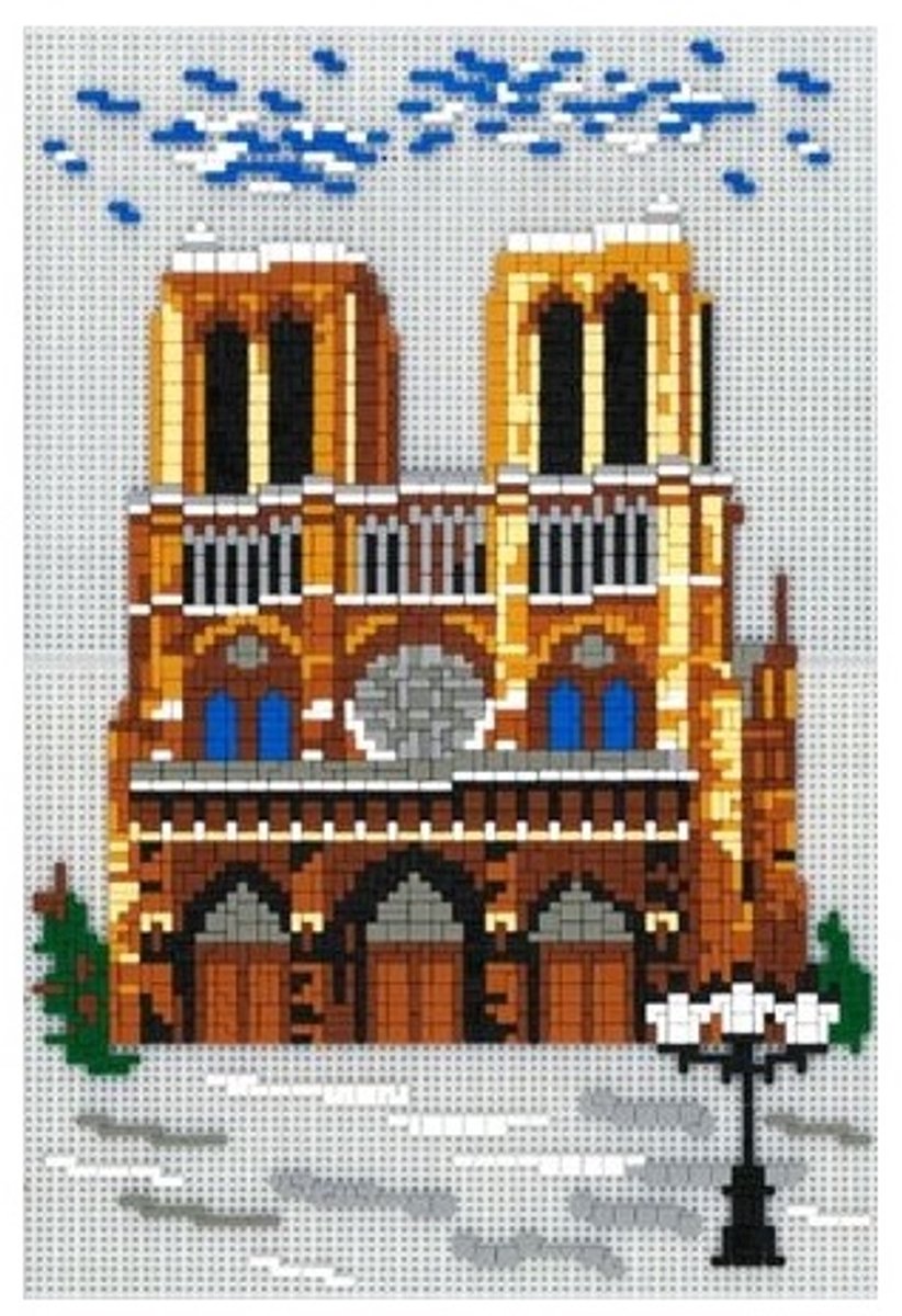 Stickit Ministeck-system Notre Dame, ca. 2.400 delig