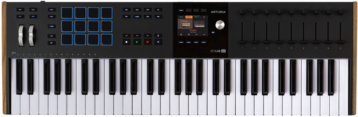 Arturia KeyLab 61 Mk3 - MIDI controller - Zwart