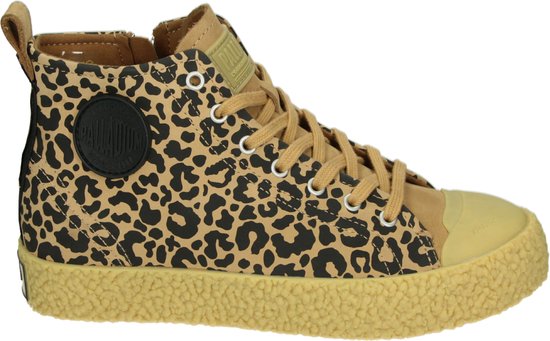 Palladium ACE RUGGED NBK LEO Z - Baskets montantes, bottes à lacets, chaussures à lacets femme, baskets femme, chaussures mi-hautes - Couleur : Marron - Pointure : 37