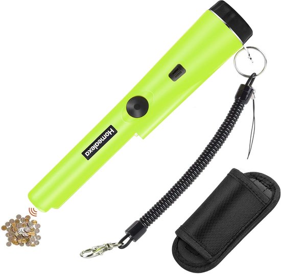 Metaaldetectoren, Homealexa Metaaldetectoren Voor Volwassenen En Kinderen Draagbare Metaaldetector Led Pin Pointer 360 Scan Detector Met Zoemer Vibratie Kids Metaaldetector Pinpointer