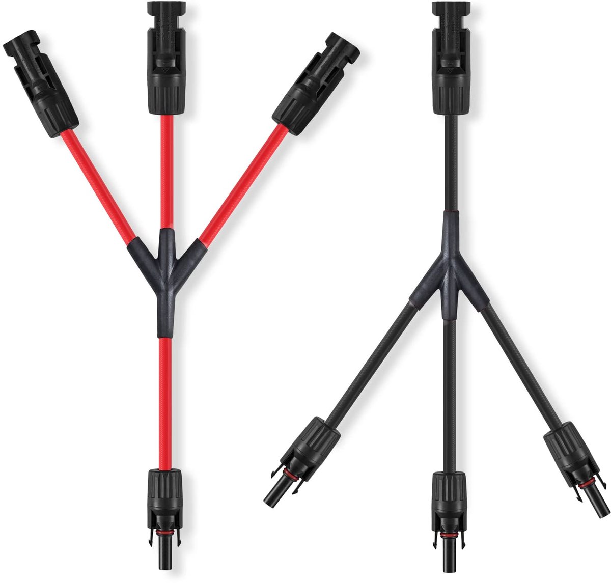 Y-Adapter Zonnepaneel Kabelverdeler voor 3 Paneelsluitingen