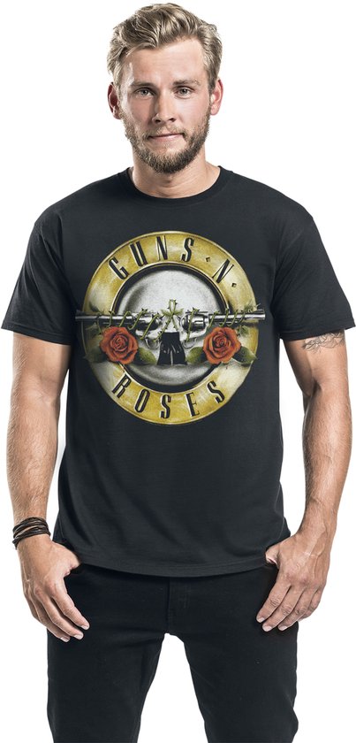 Tshirt Homme Guns N 'Roses - XXL- Logo Classic Zwart