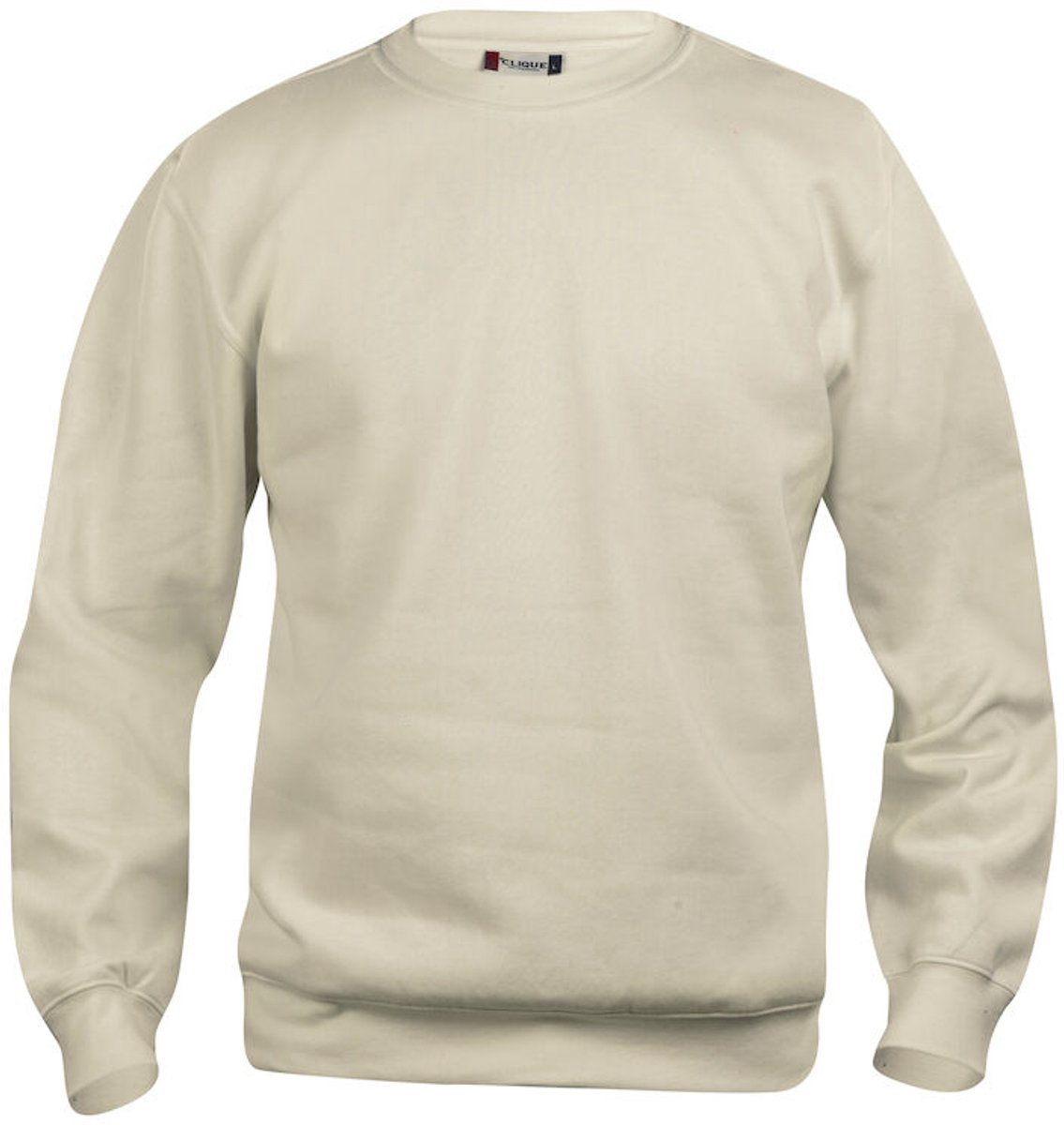 Clique Basic Roundneck 021030 - Licht khaki - M