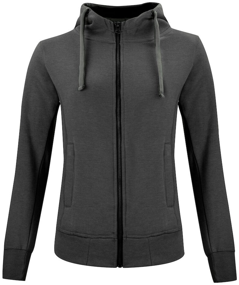 Clique Classic Hoody Full Zip Women 021045 - Antraciet Melange - M