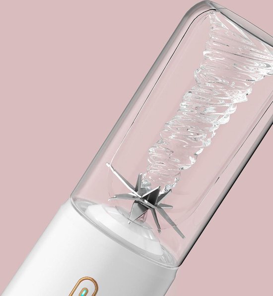 Draagbare 500 ml mini-mixer blender voor smoothies en shakes - fruit- en groentesapcentrifuge voor persoonlijke effectieve blending on the go — afbeelding 3