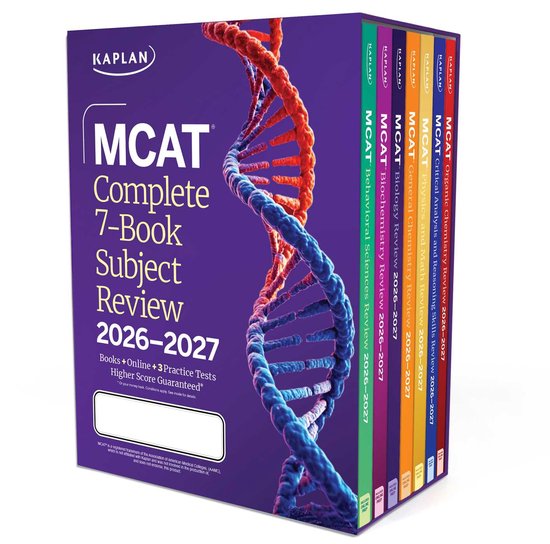 Kaplan Test Prep- MCAT Complete 7-Book Subject Review 2026-2 ... - cover