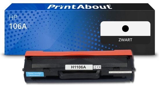 Huismerk Toner   HP 106A (W1106A) compatibel, zwart | TCF HEW W1106X C