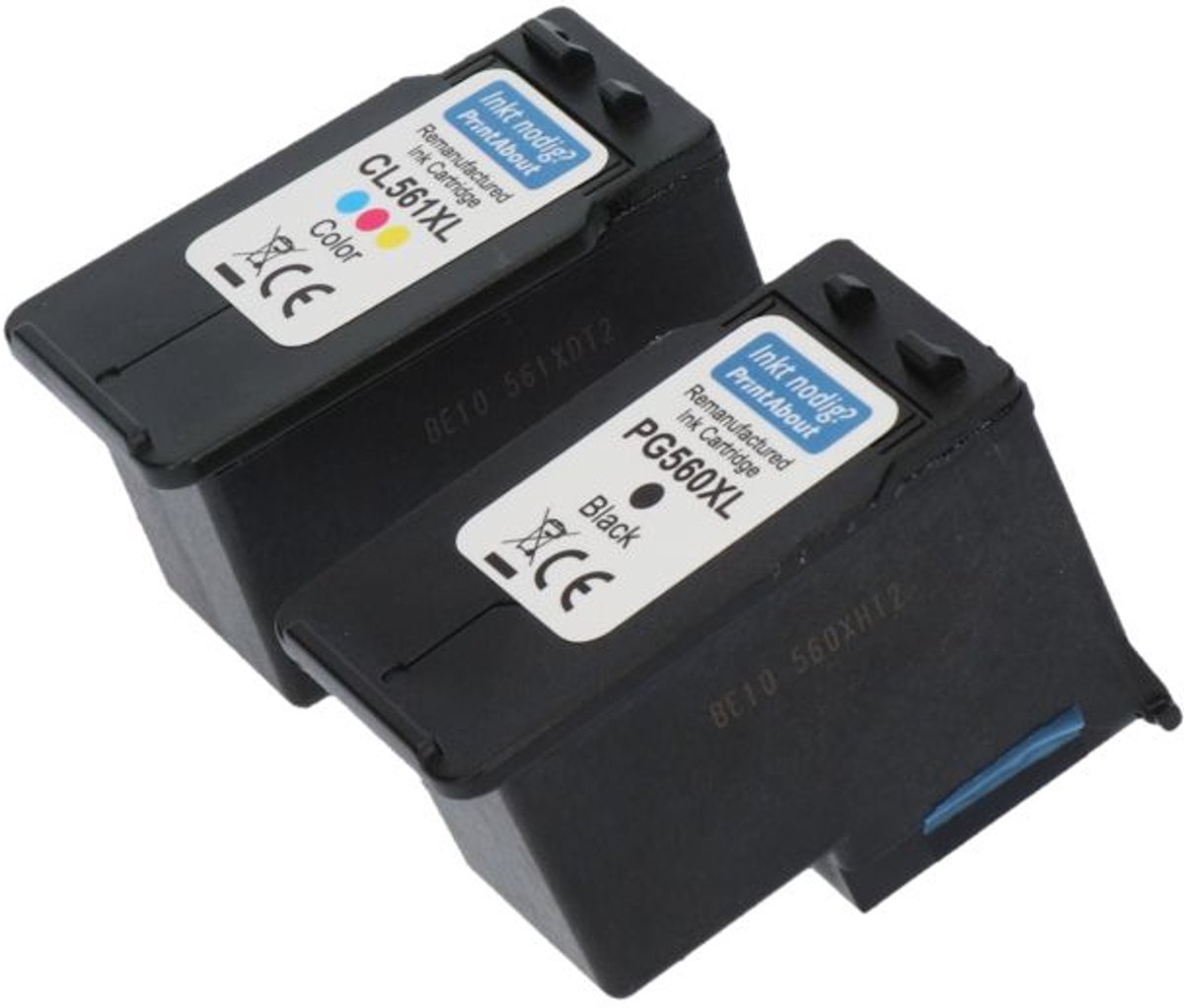 Huismerk Canon PG-560XL / CL-561XL Inktcartridge Zwart + 3 kleuren Voordeelbundel Hoge capaciteit