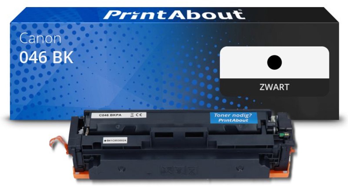 PrintAbout Huismerk Canon 046 BK Toner Zwart