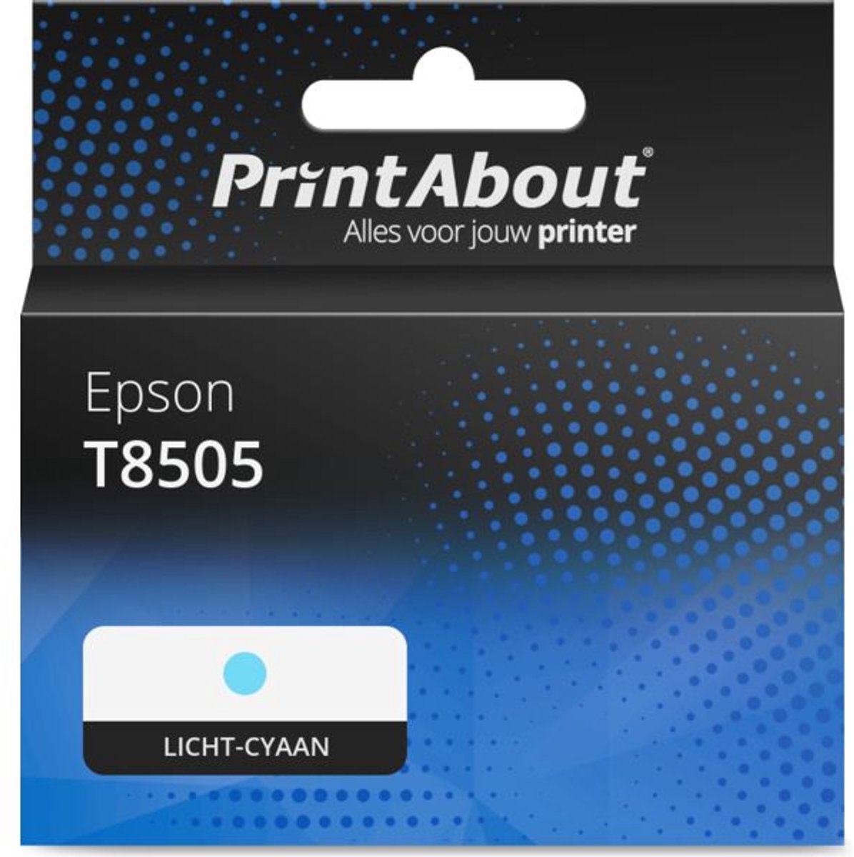 PrintAbout Huismerk Epson T8505 Inktcartridge Licht-cyaan