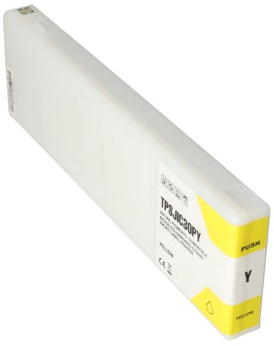 PrintAbout huismerk Inktcartridge SJIC30P(Y) Geel geschikt voor Epson