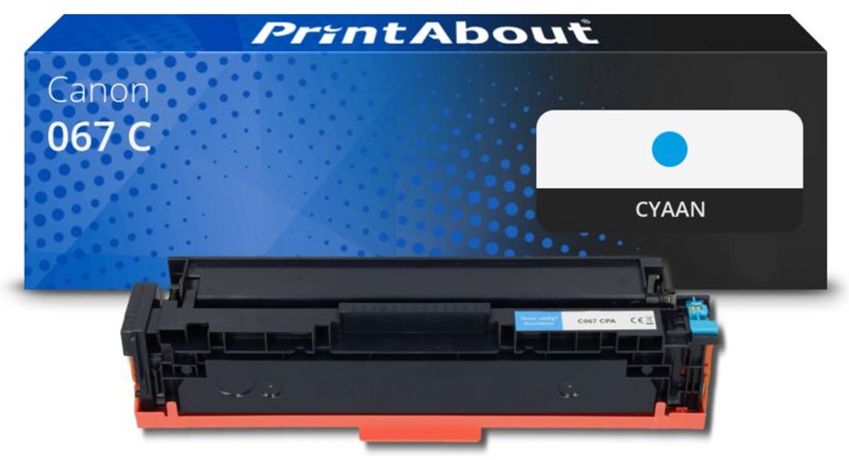 PrintAbout Huismerk Canon 067 C Toner Cyaan